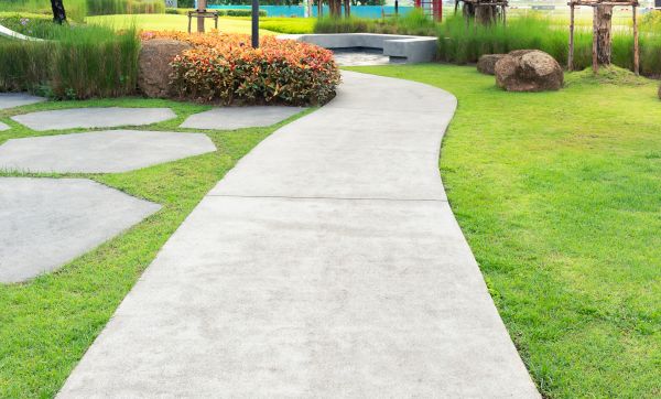 Concrete Walkway Resurfacing in Schaumburg